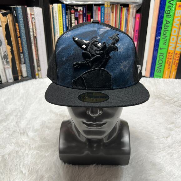 NEW ERA DISNEY MICKEY MOUSE HAT SORCERERS APPRENTICE 7 7/8 FITTED HAT 7 7/8 - Picture 1 of 8